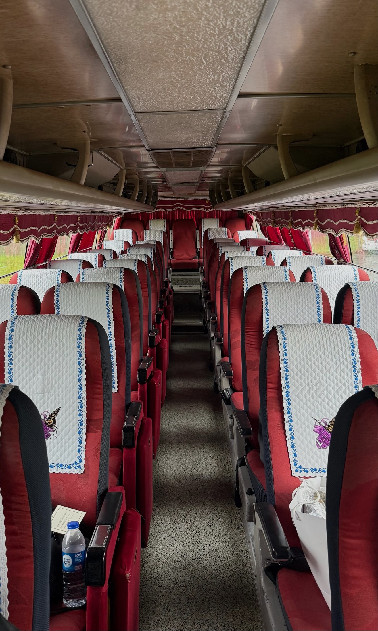Tourist Bus Seat View 1